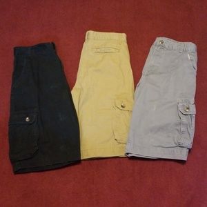 Bundle of 3 Faded Glory Boy's shorts size 18